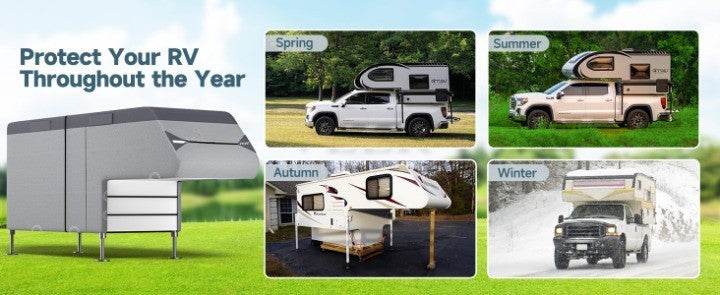 Heavy-Duty 7-Layer Truck Camper Cover - Mahovastore