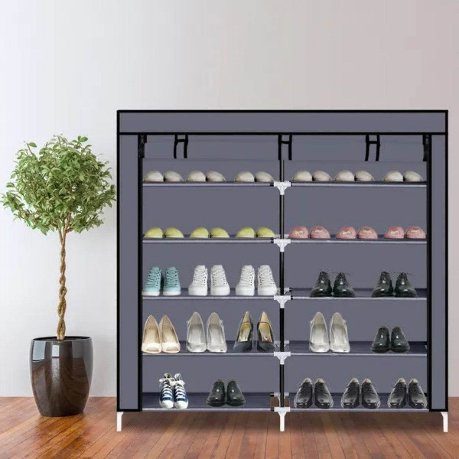 Portable 7-Tier Shoe Rack - Mahovastore