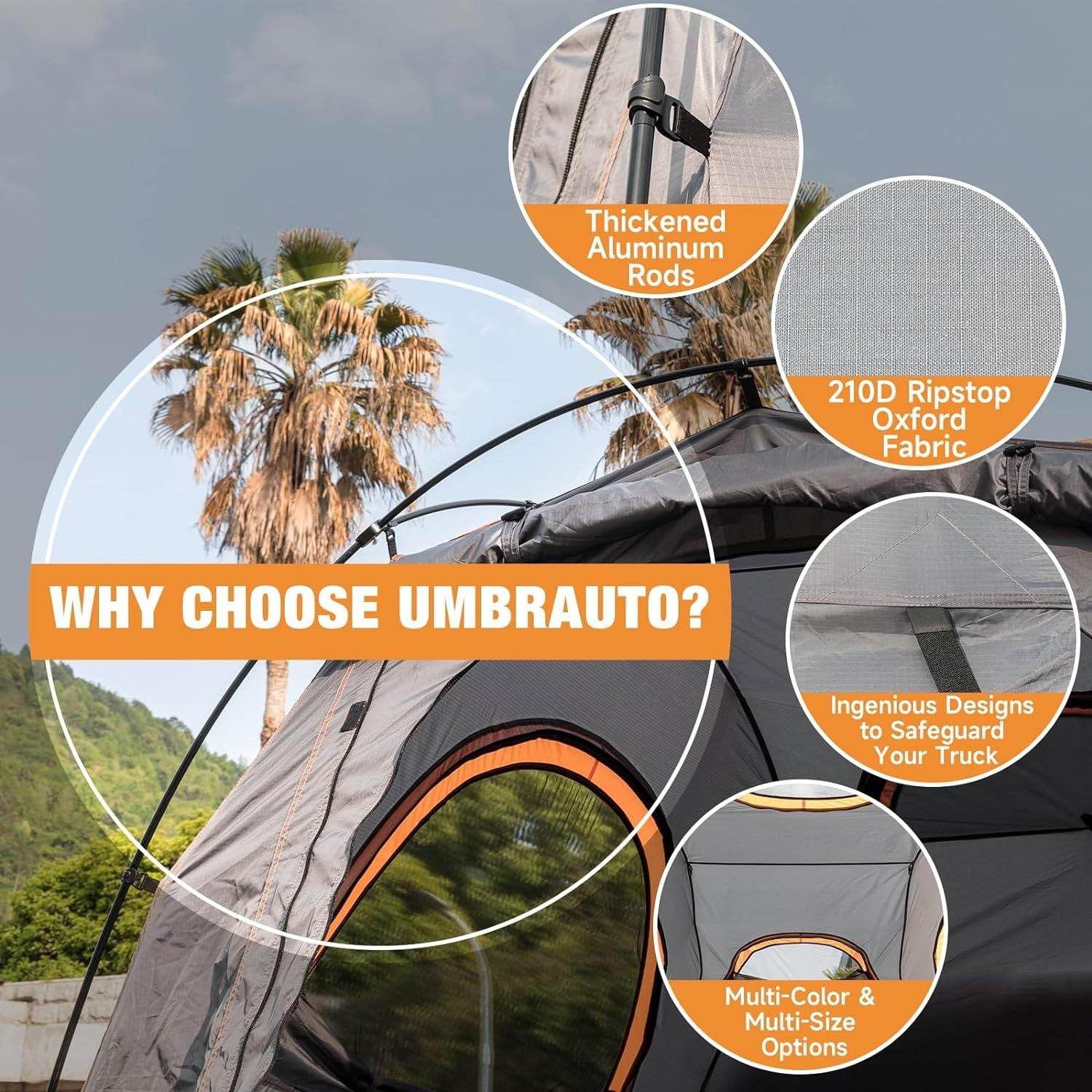 Truck Bed Tent for Camping - Mahovastore