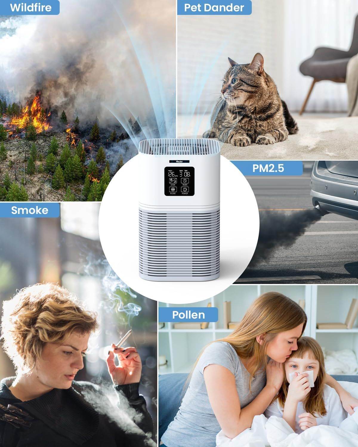 Smart HEPA Air Purifier - Mahovastore