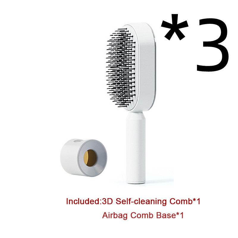 Self Cleaning Hair Brush with Scalp Massage & Detangling - Mahovastore