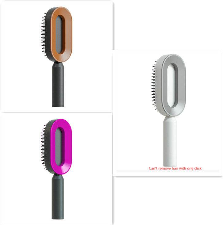 Self Cleaning Hair Brush with Scalp Massage & Detangling - Mahovastore