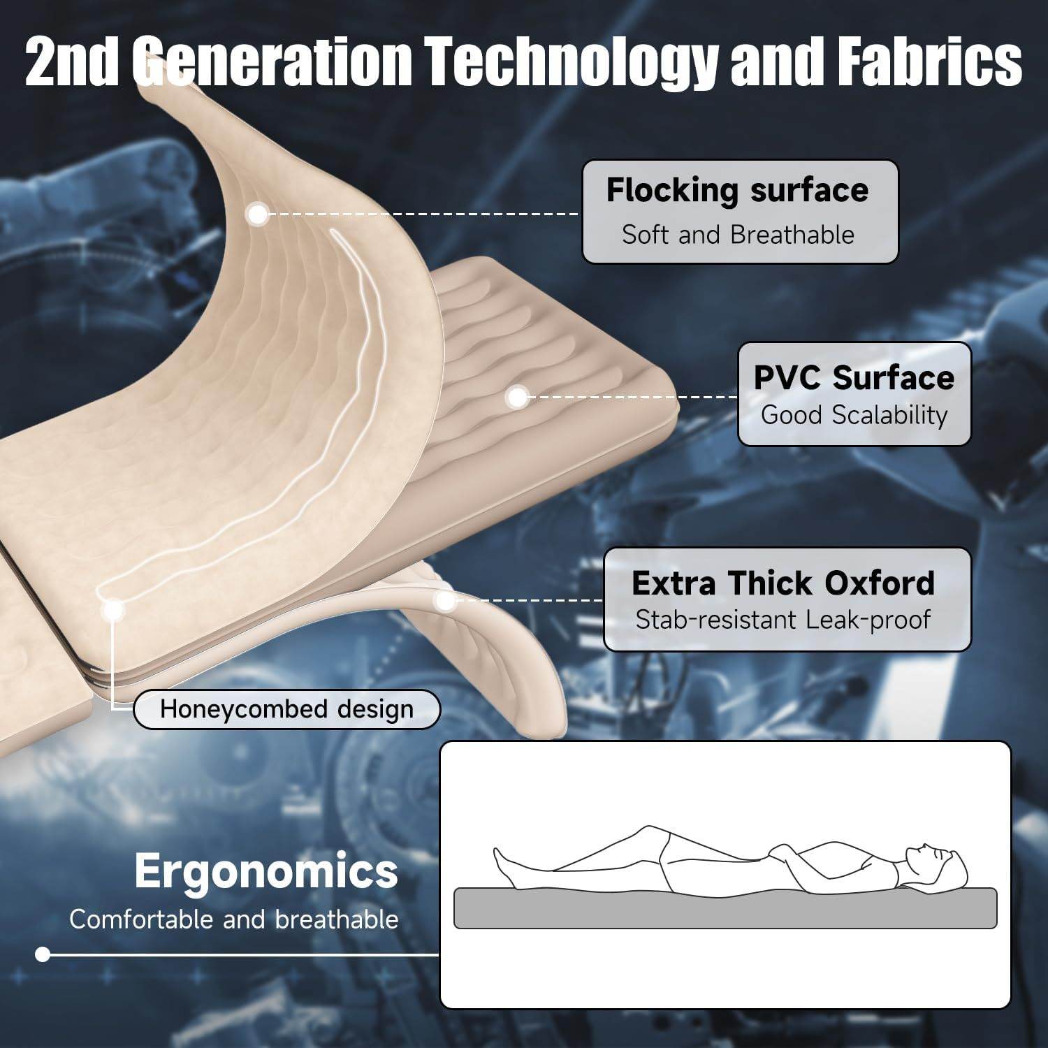 Car Air Mattress with 2 Pillows – Comfortable Travel Bed - Mahovastore