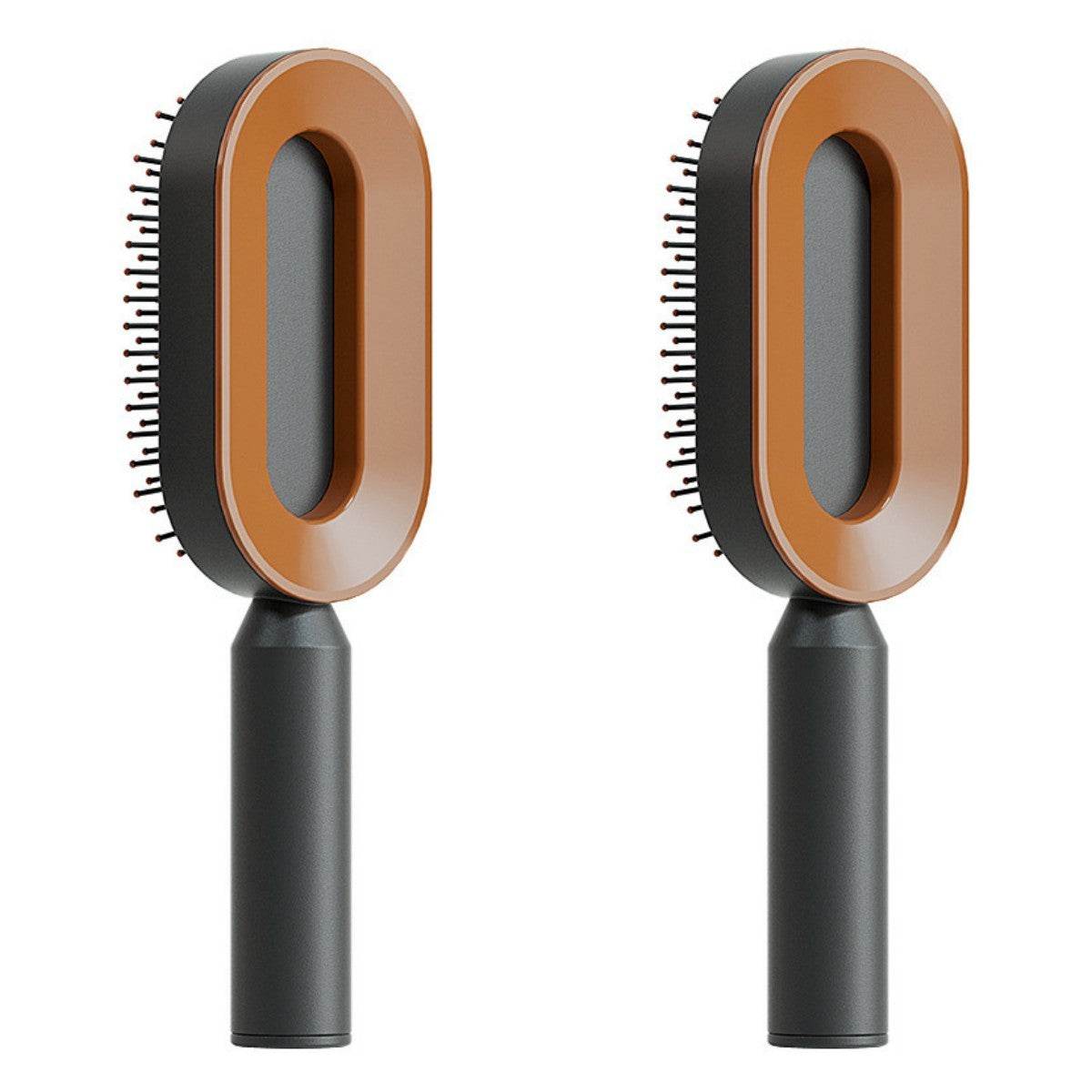 Self Cleaning Hair Brush with Scalp Massage & Detangling - Mahovastore
