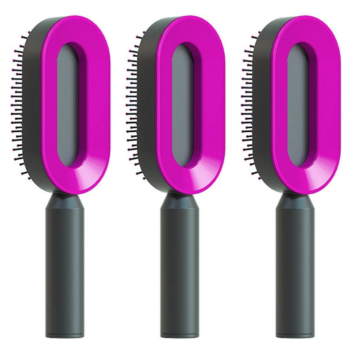 Self Cleaning Hair Brush with Scalp Massage & Detangling - Mahovastore
