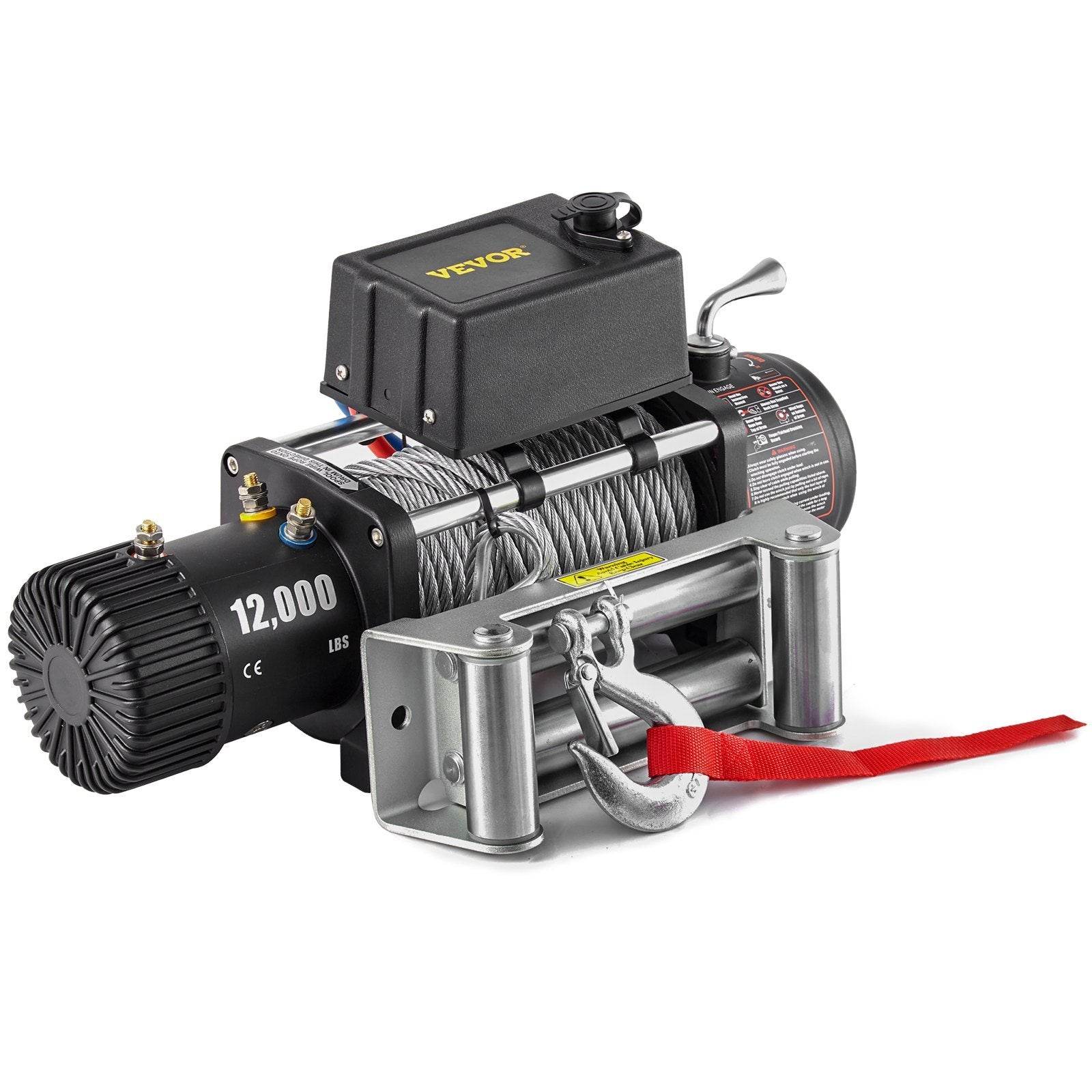 Truck Electric Winches 12000lbs with Remote Control - Mahovastore