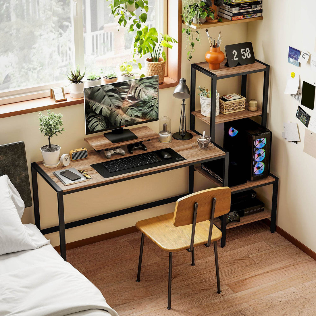 Reversible Industrial Computer Desk - Mahovastore