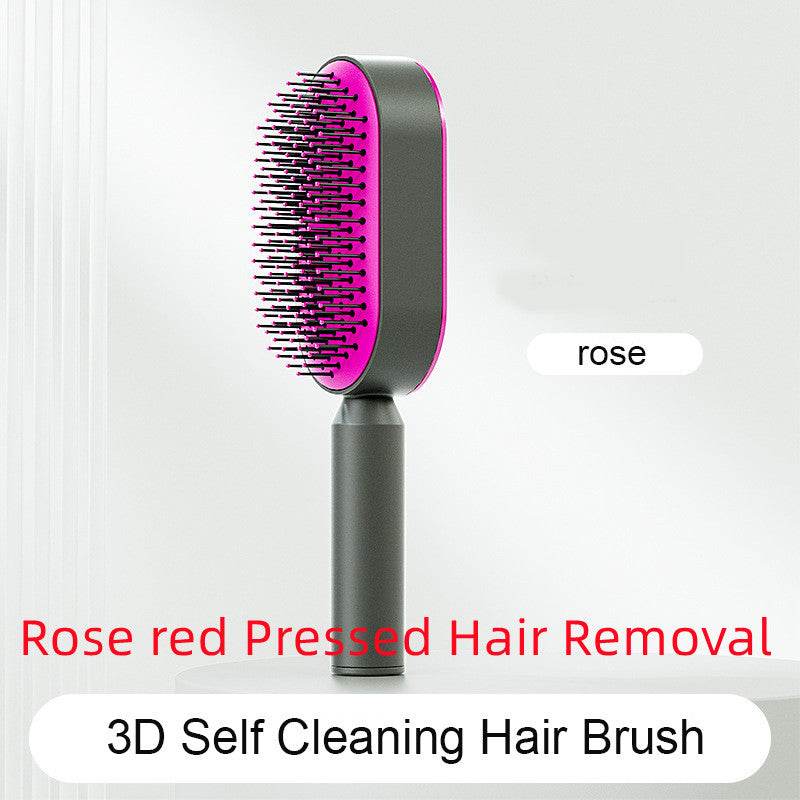 Self Cleaning Hair Brush with Scalp Massage & Detangling - Mahovastore
