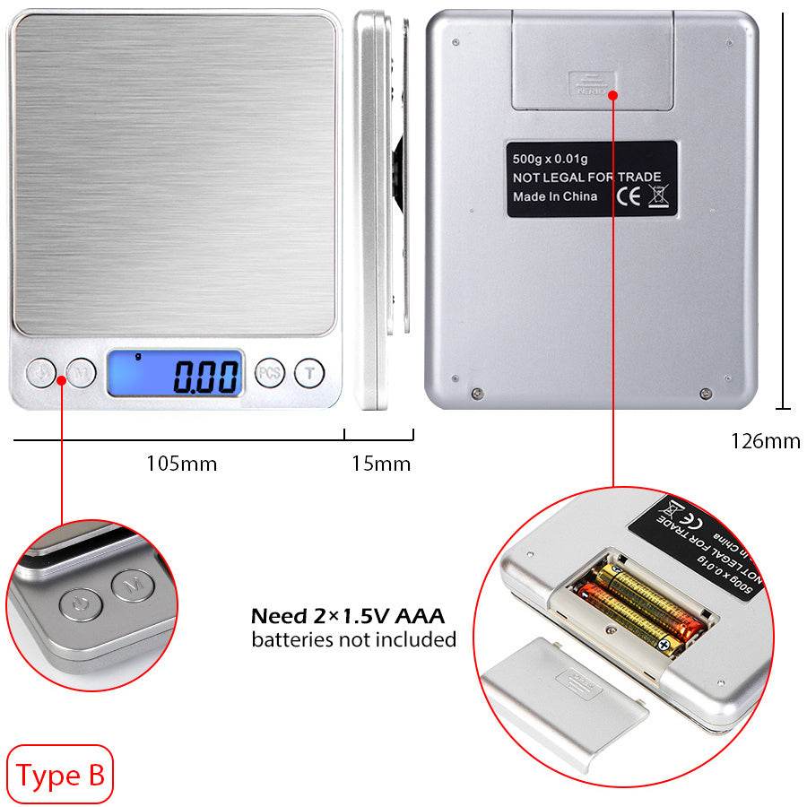 5KG Digital Stainless Steel Scale - Mahovastore