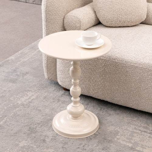 Vintage Metal Round Coffee Table - Shop Coffee Table for Living Rooms - Mahovastore