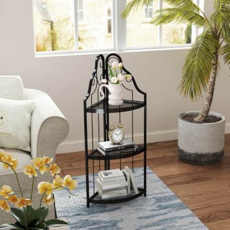 3-Tier Corner Bookshelf - Mahovastore