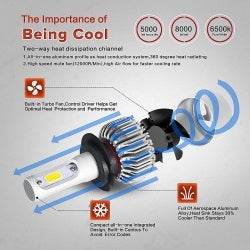 Silver Integrated Car Headlights - Mahovastore