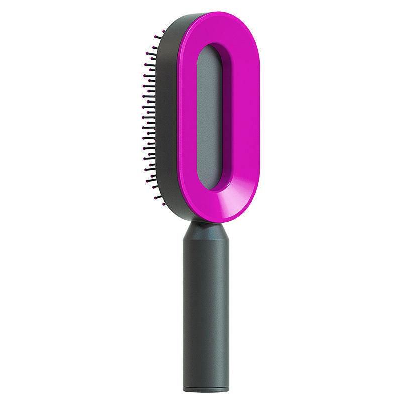 Self Cleaning Hair Brush with Scalp Massage & Detangling - Mahovastore