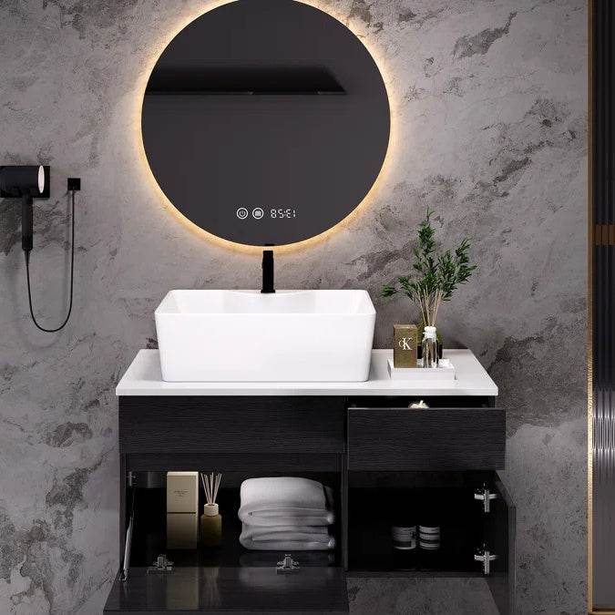31.5'' Wall-Mounted Bathroom Vanity - Mahovastore