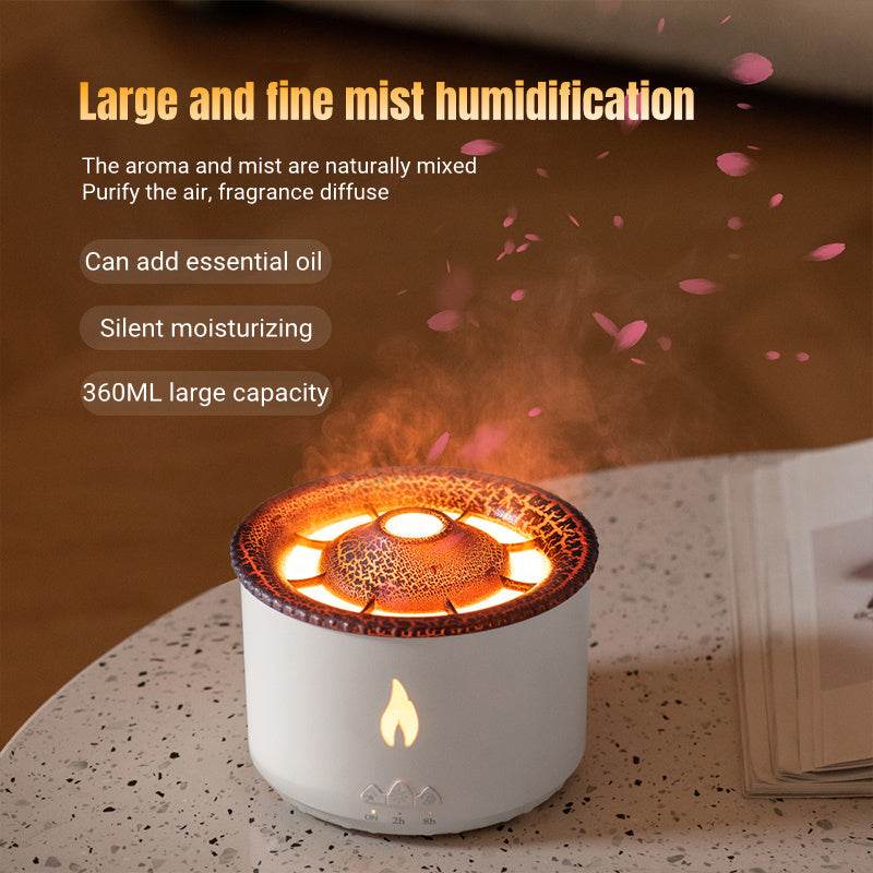 Volcano Flame Aromatherapy Diffuser - Mahovastore