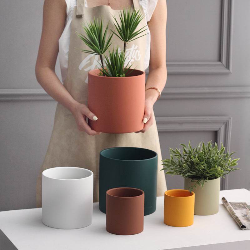 Nordic Ceramic Flower Pot - Mahovastore