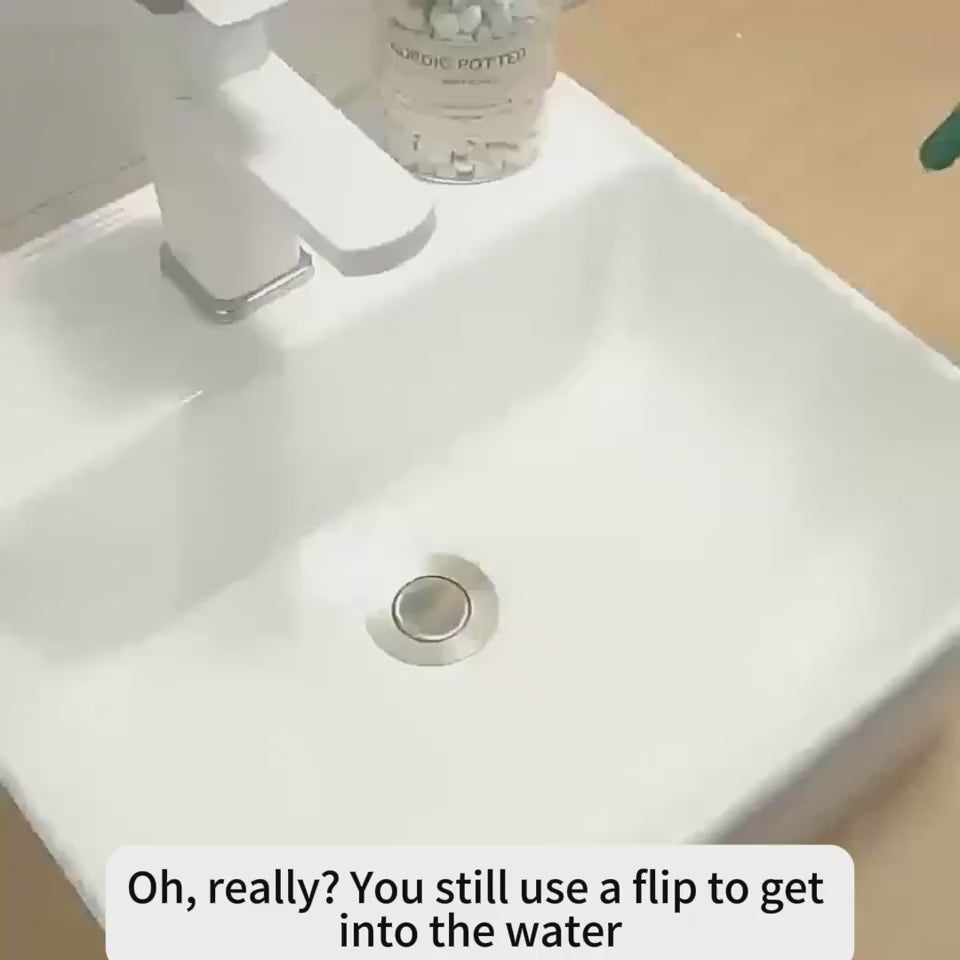 video Efficient Drain Basin with Bounce Core for Quick Draining