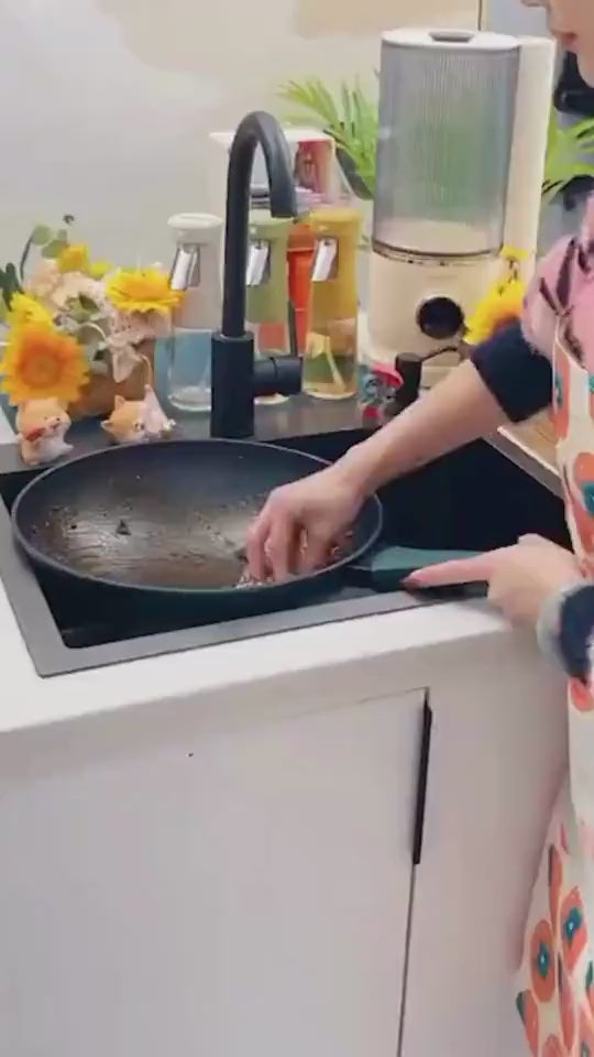 1.mp4 Kitchen Soap Dispensing Palm Brush | Mahovastore video