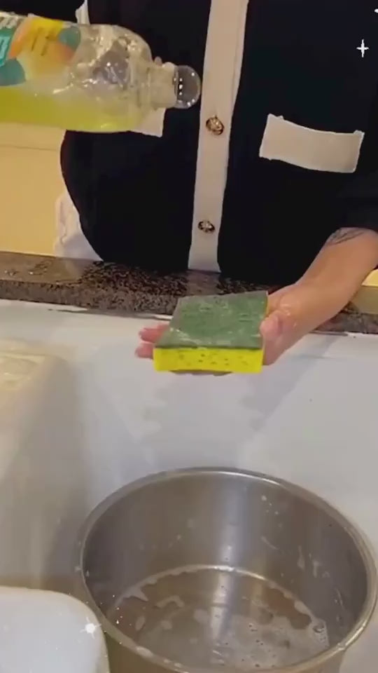 1.mp4 Kitchen Soap Dispensing Palm Brush | Mahovastore video